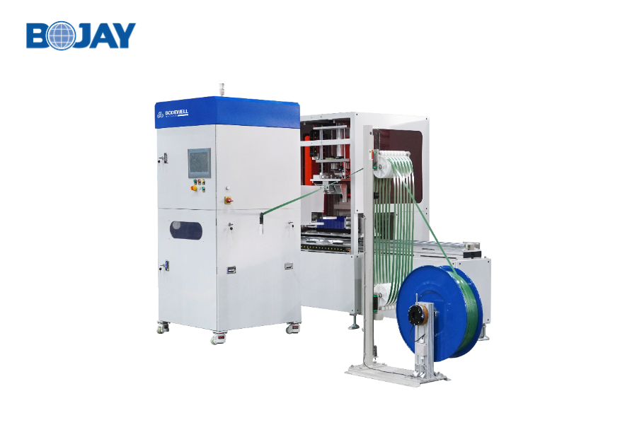 HSX-002LiC Horizontal Strapping Machine With Compress & Shaping